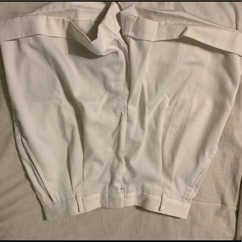 White womens shorts